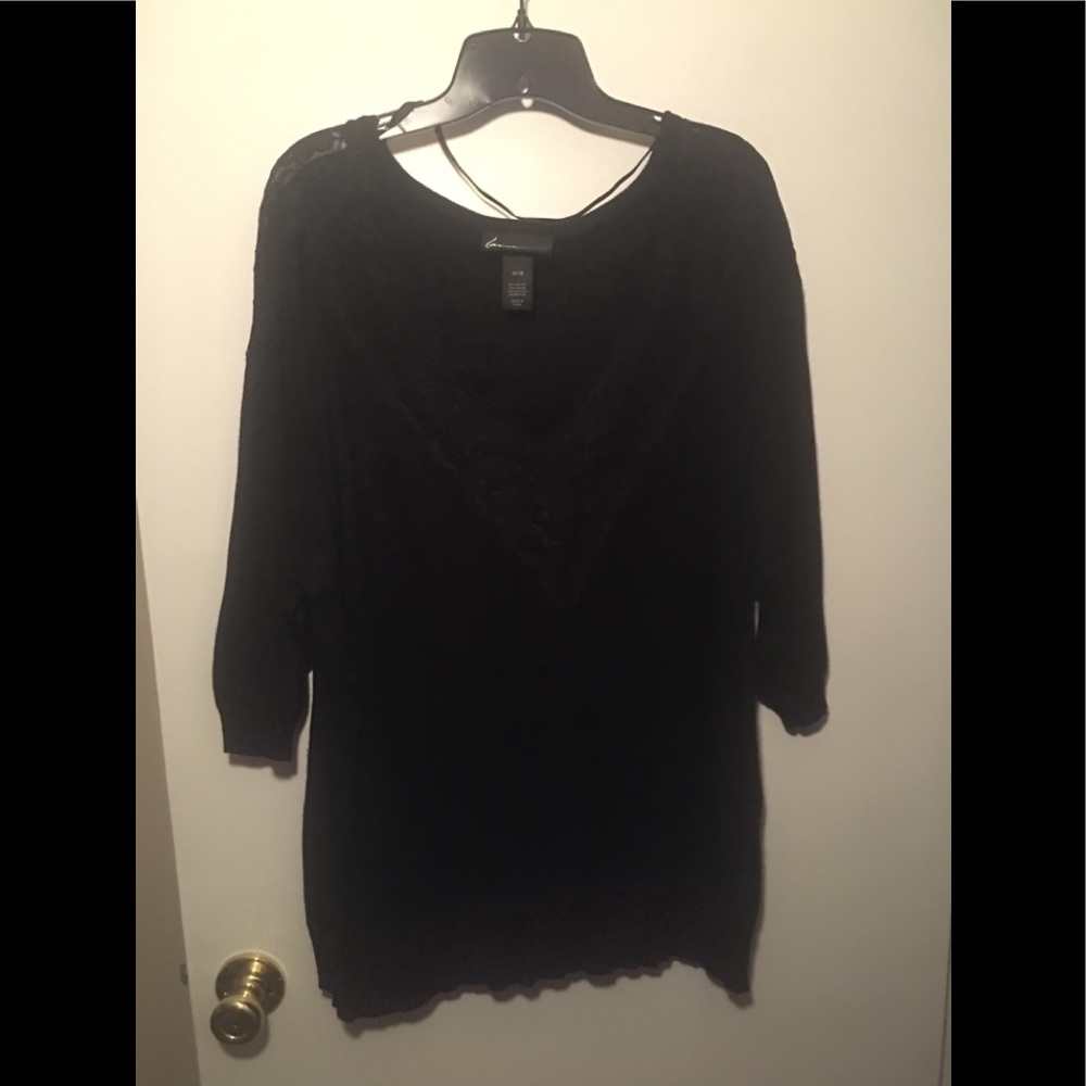 Lane Bryant three quarter length sweater